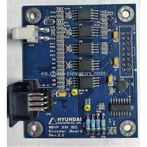 WBVF Sin ISO / Board de codificadores Rev: 2.2 para ascensores Hyundai